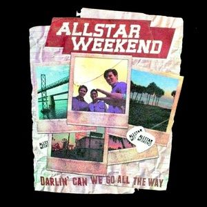 Allstar Weekend 2012 Winter Tour V-neck Shirt Sz S